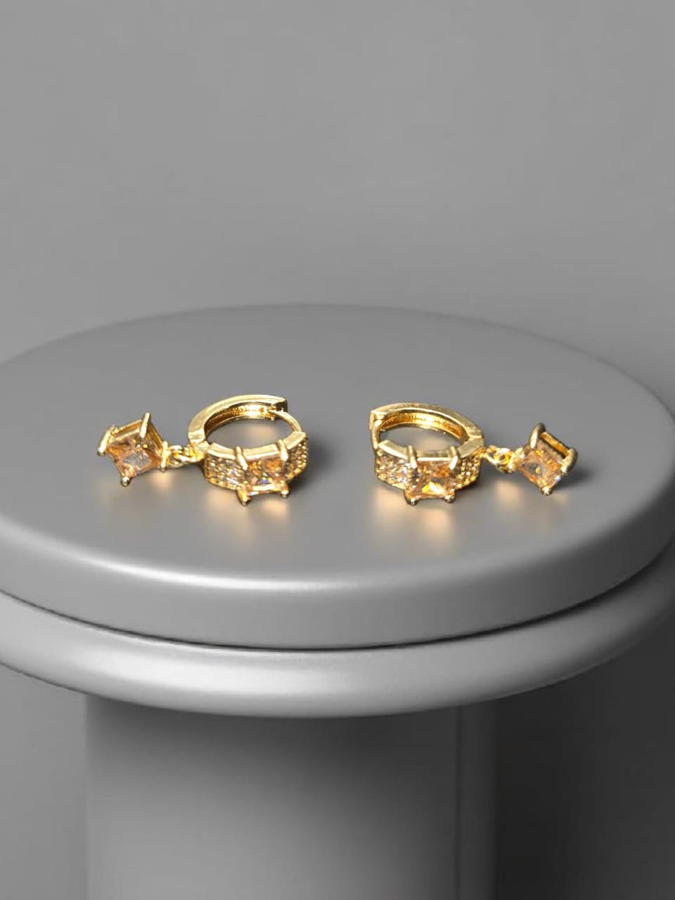 Champagne daily wear earrings