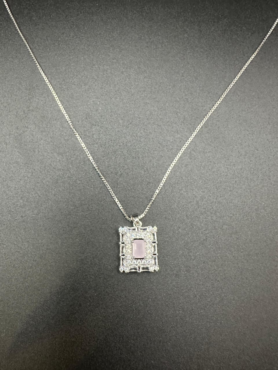 Delicate pink locket set