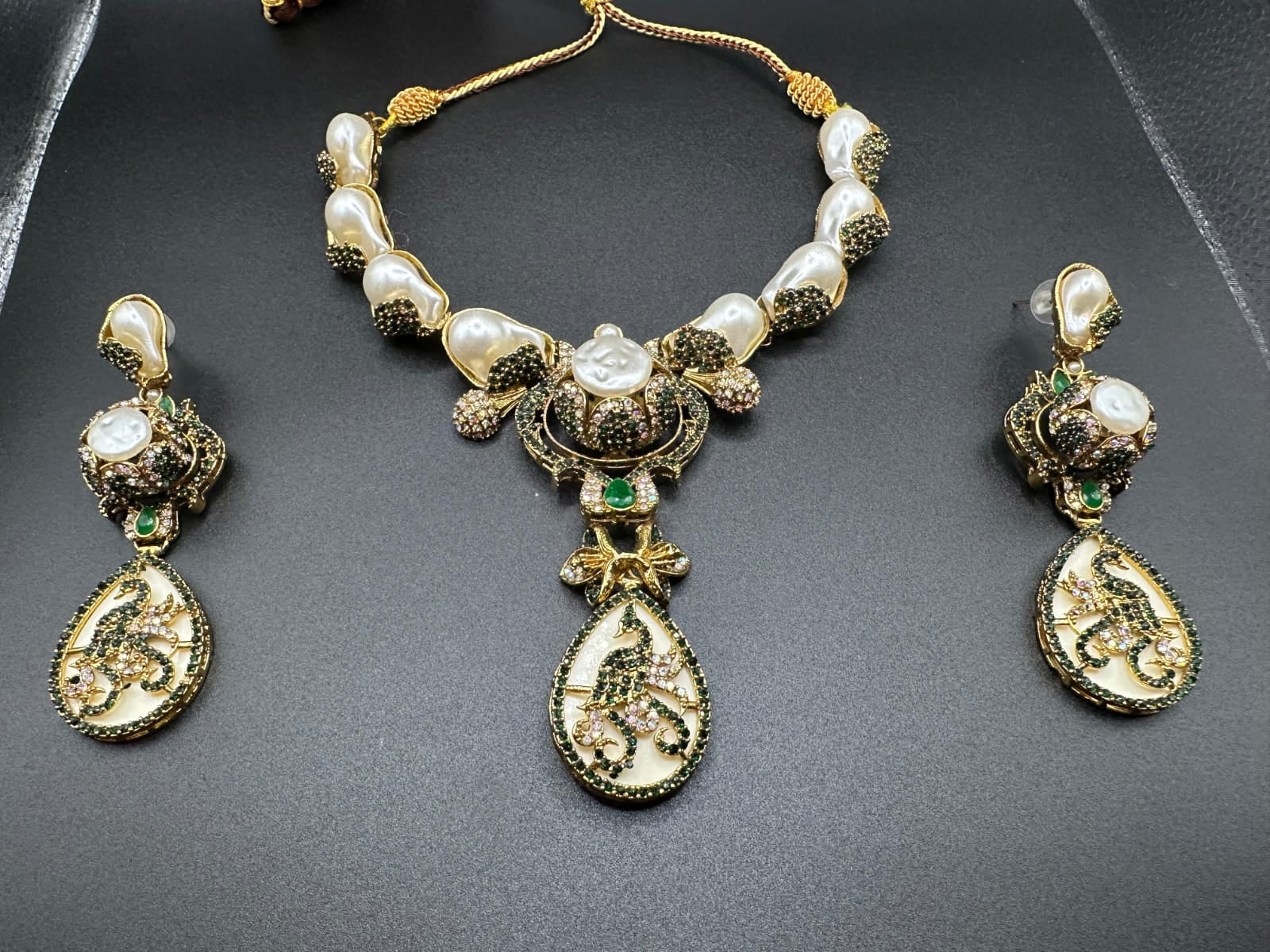 Turkish elegant mala set(emerald)