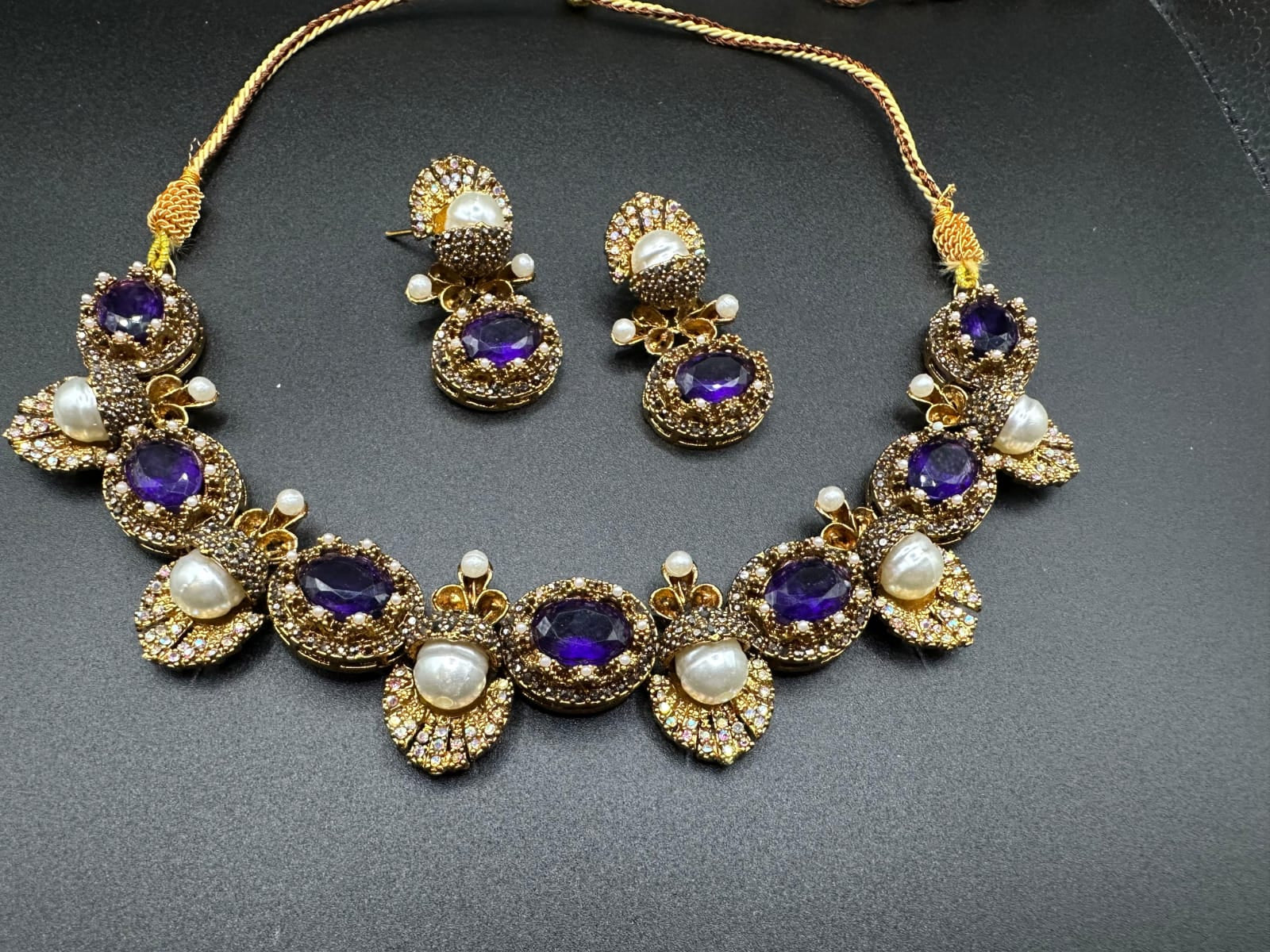 Turkish stylish purple set