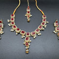 Delicate ruby set