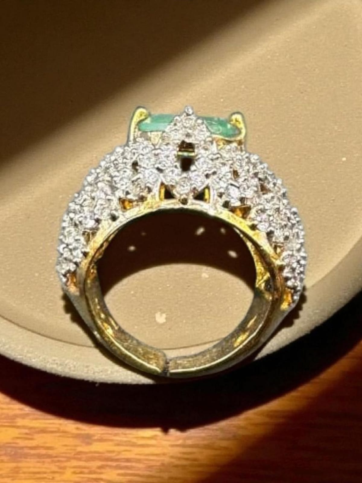 Turkish big turquoise stone ring