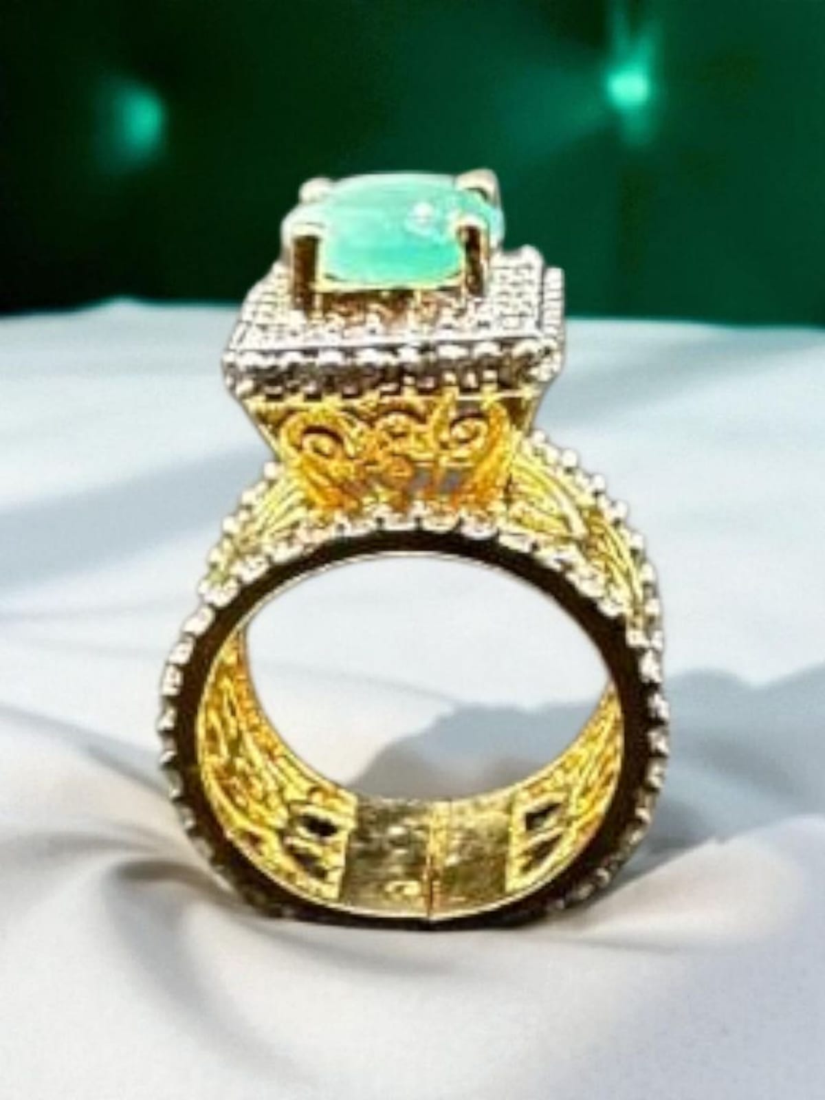 Turkish turquoise big ring