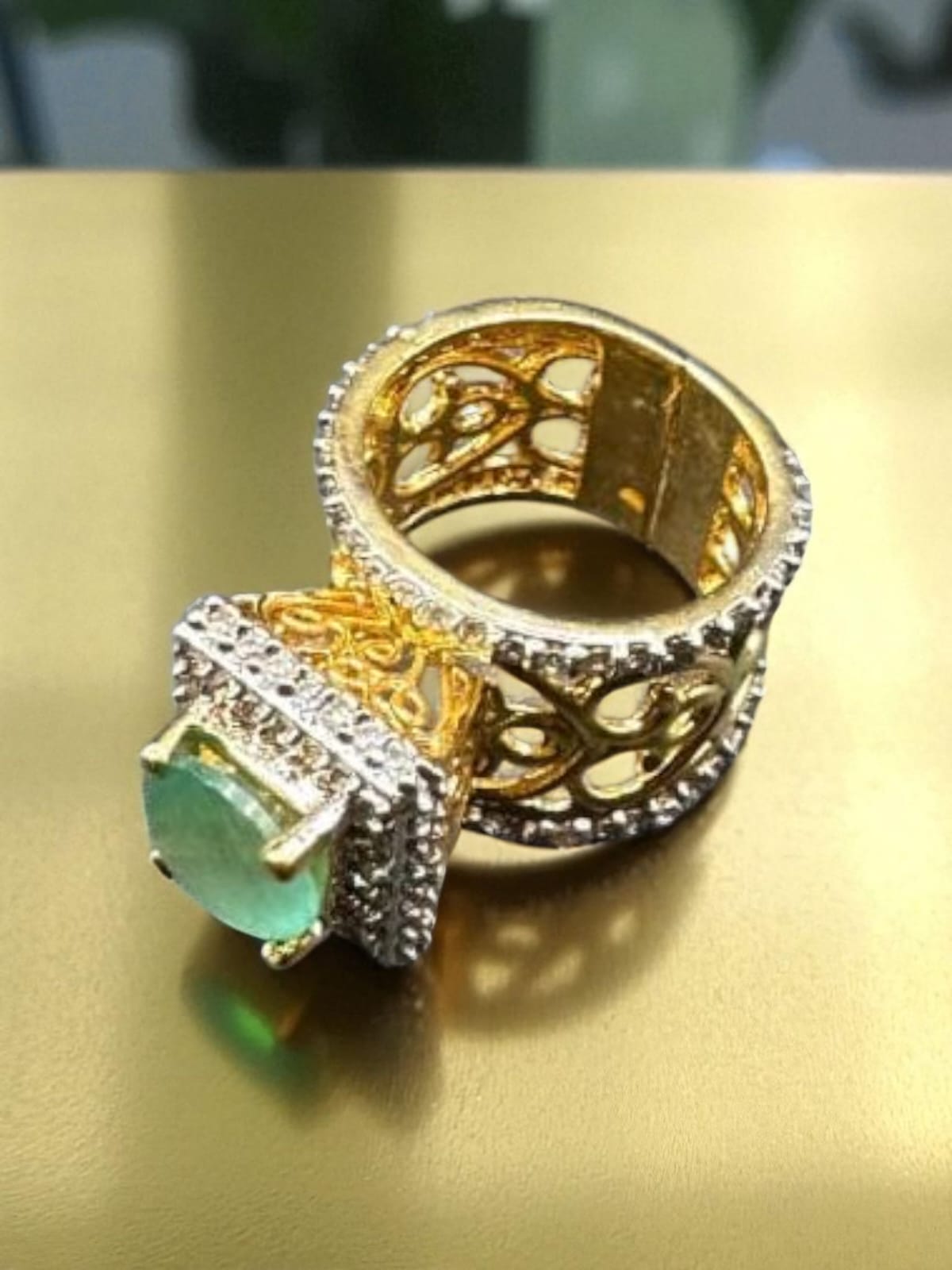 Turkish turquoise big ring