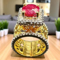 Turkish big ruby ring