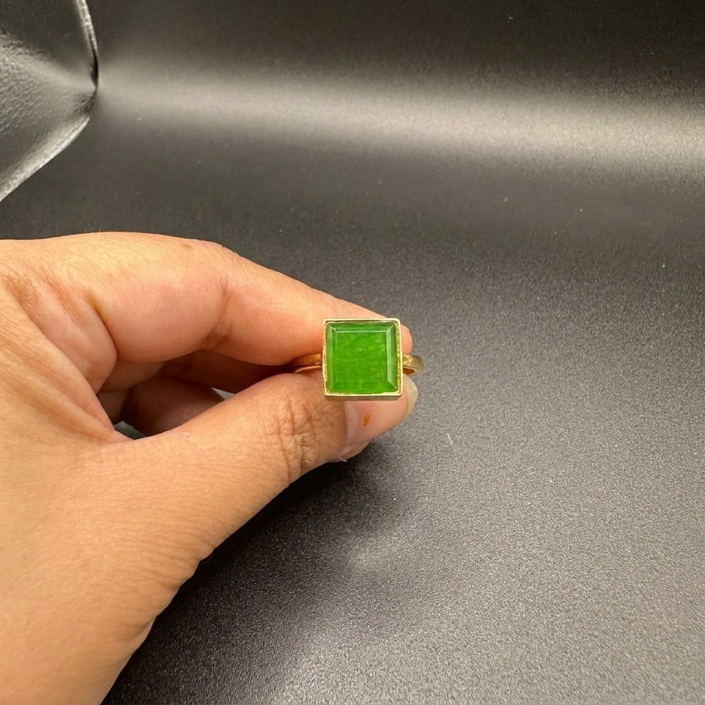 Turkish rhombus ring(green)
