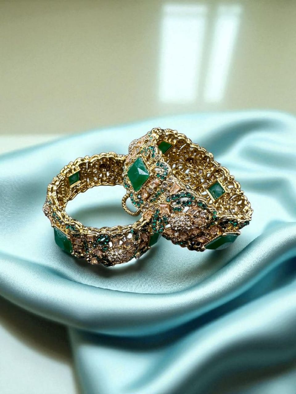 Turkish bold green bangles
