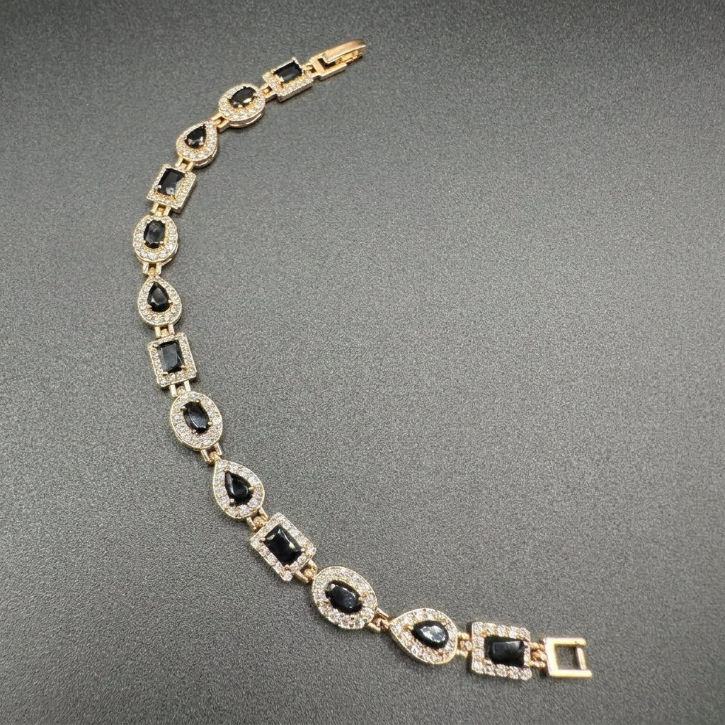 bracelet with golden base