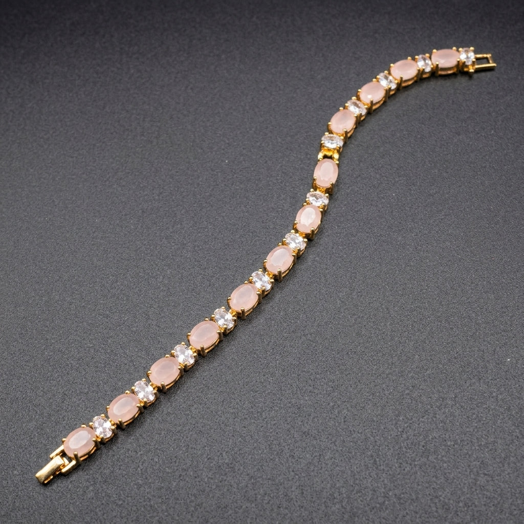 Bracelet with golden base for girls