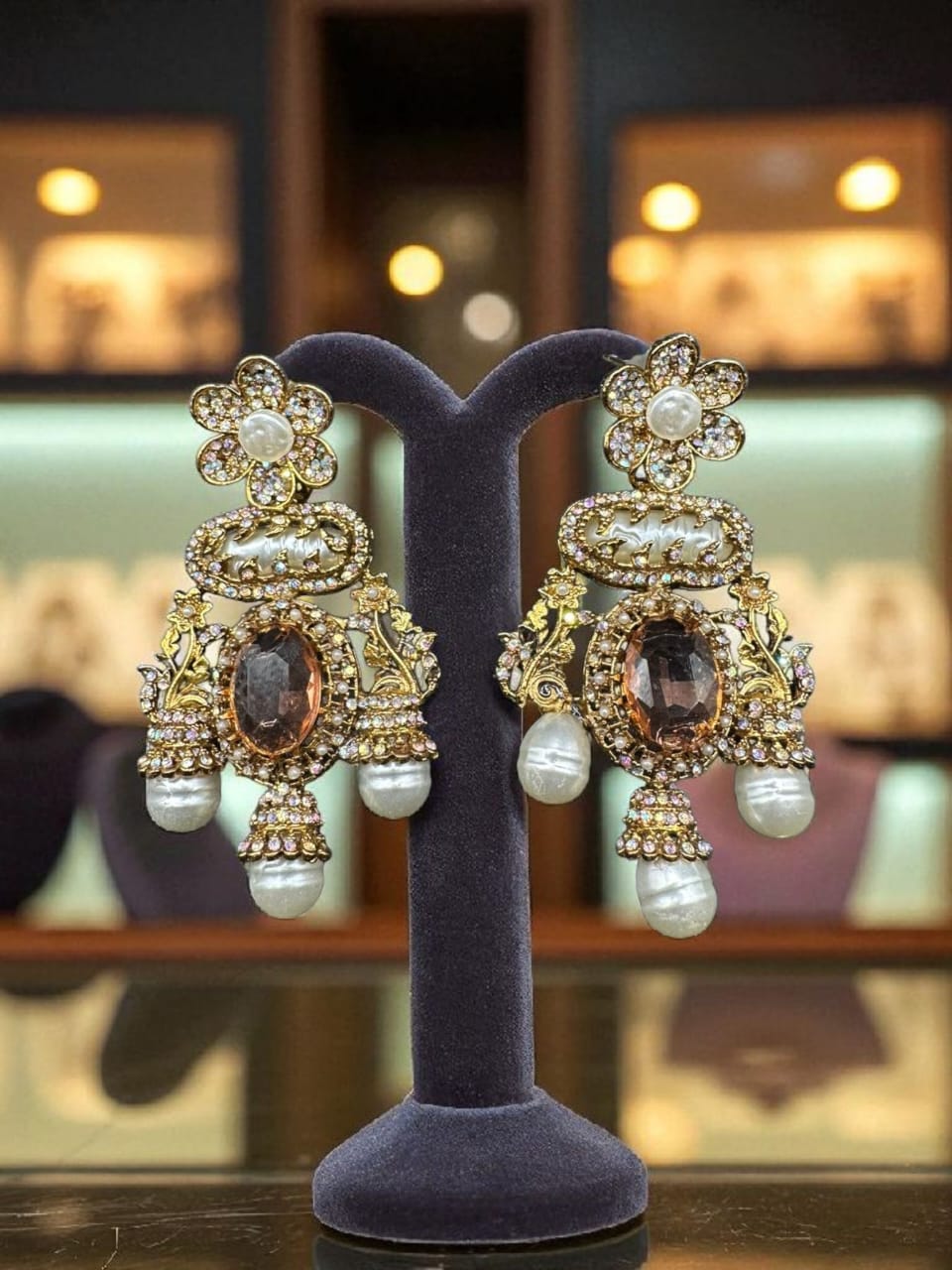 Turkish bold champagne choker set