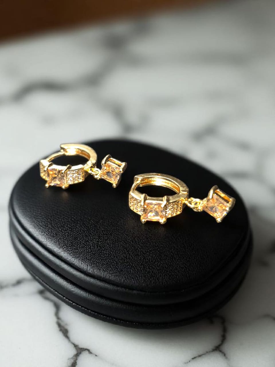 Champagne daily wear earrings