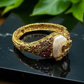 Turkish style red adjustable bangle