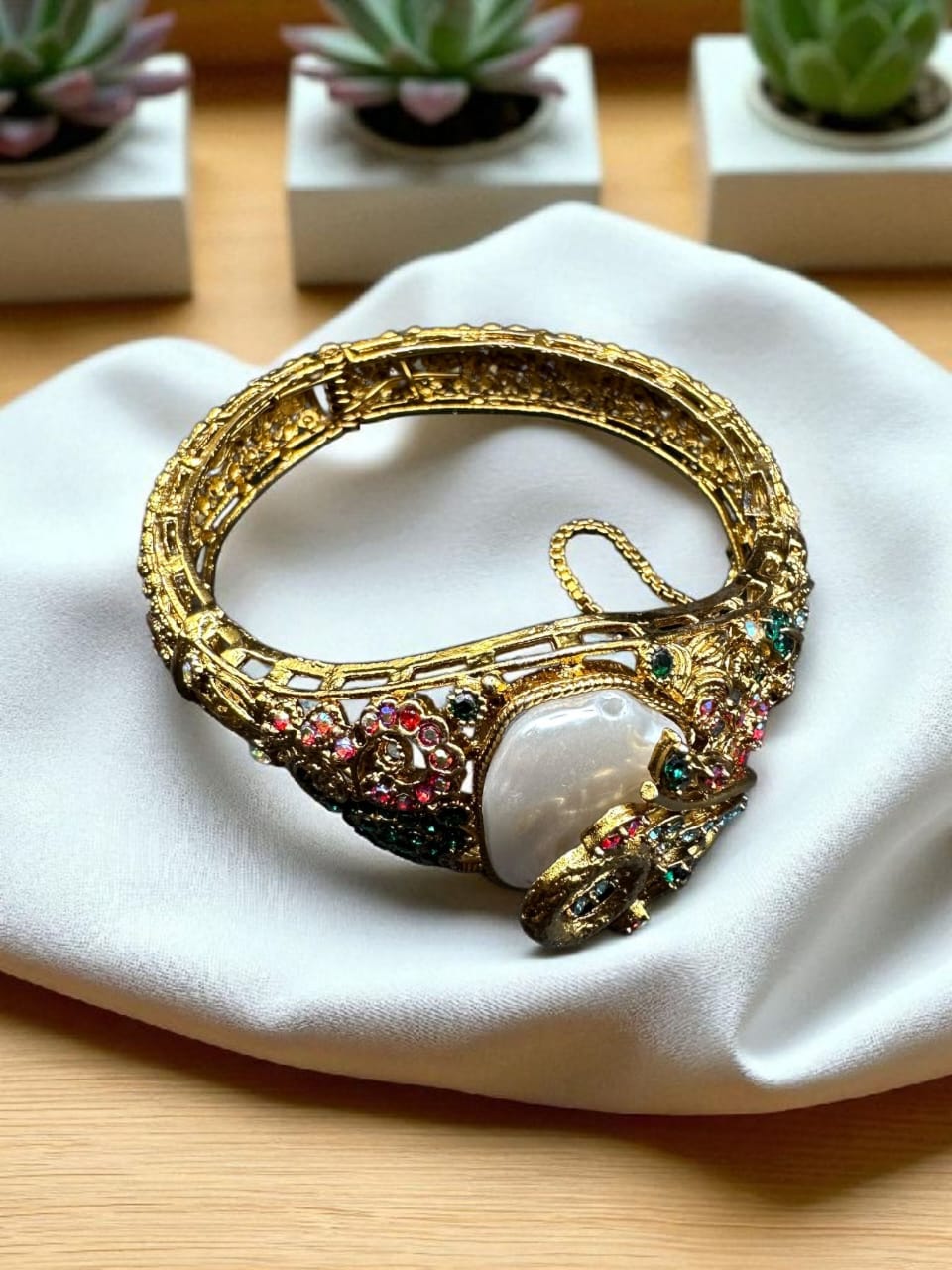 Turkish style multi color adjustable bangle