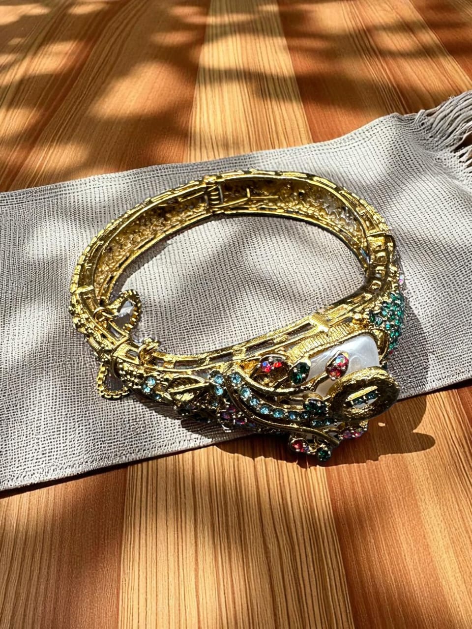 Turkish style multi color adjustable bangle