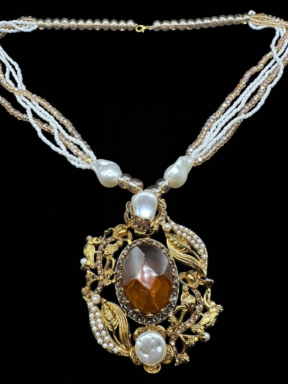 Turkish style champagne long mala set