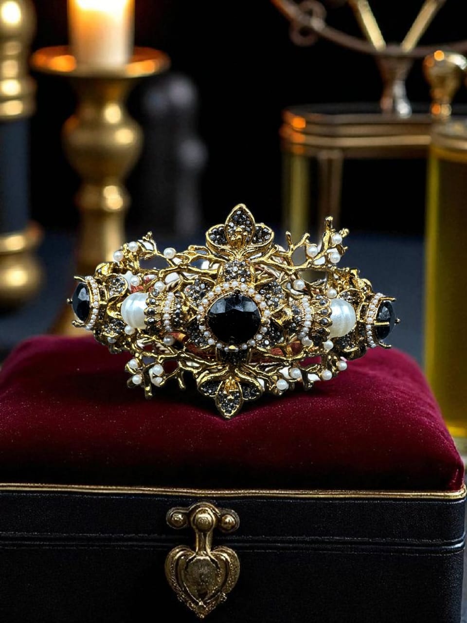 Turkish black choker set