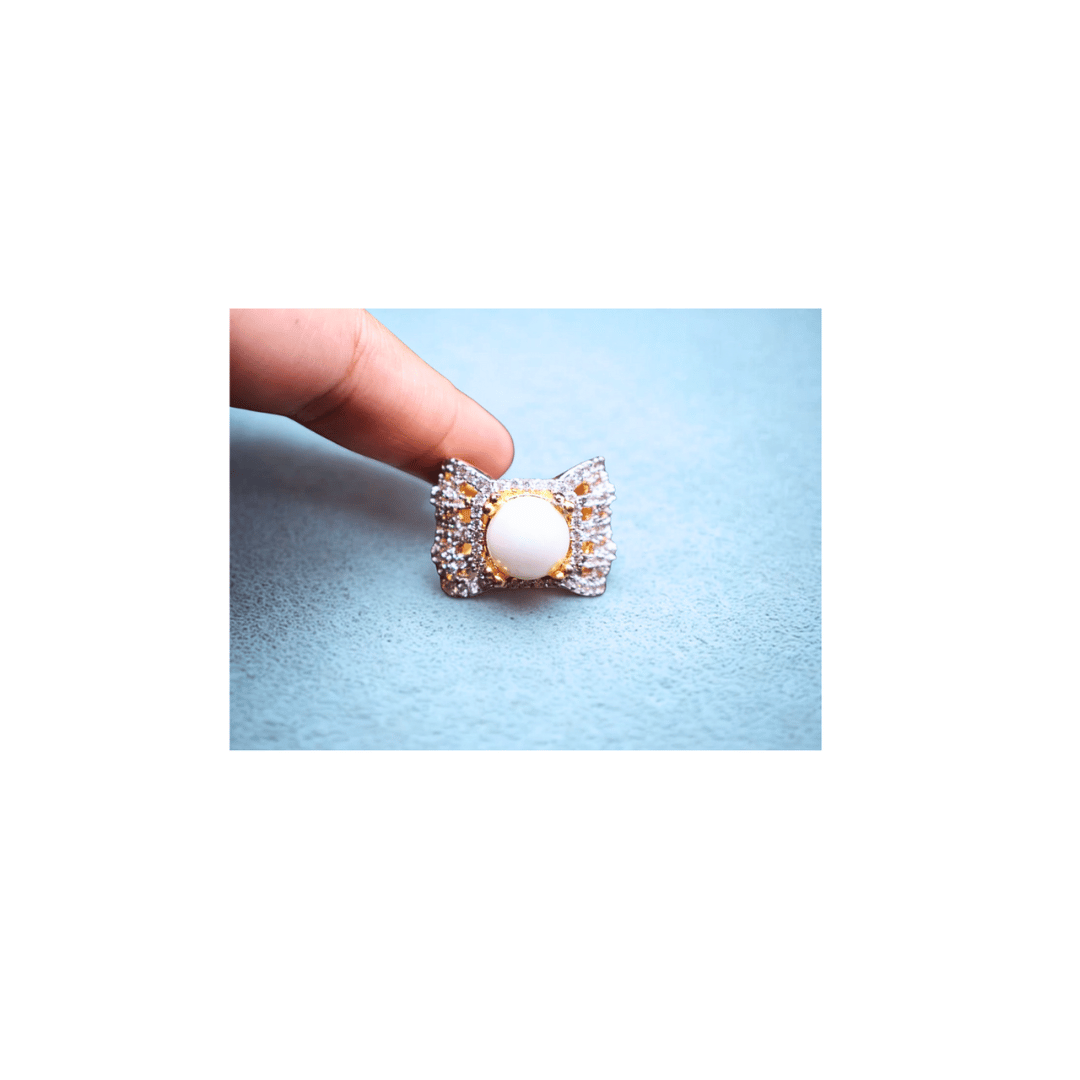 Turkish pearl big ring