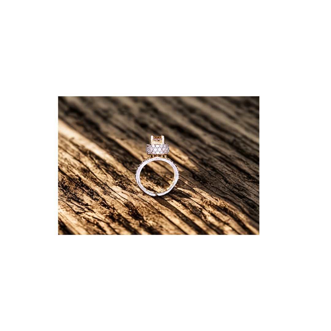 Turkish ring in champagne