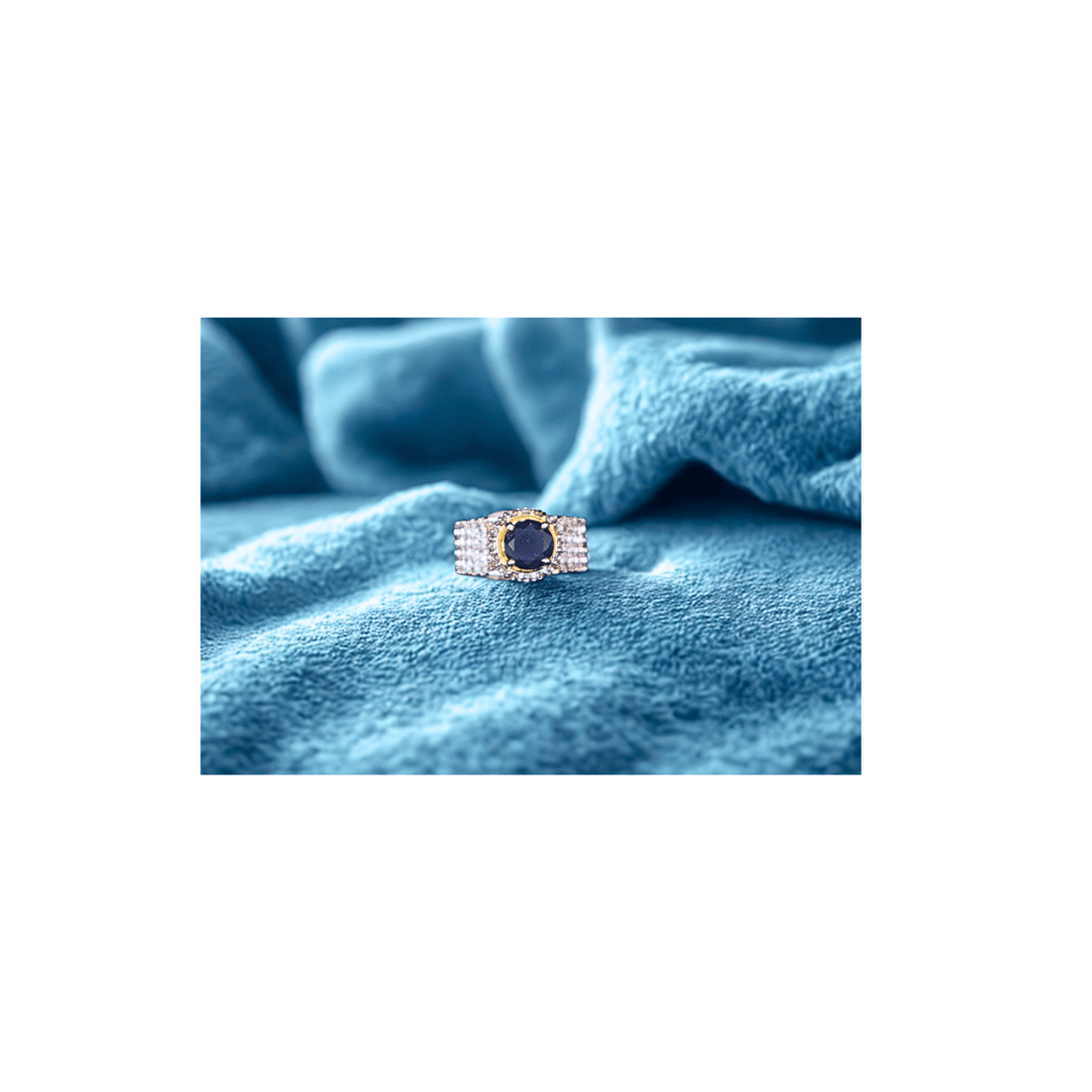 Turkish ring in sapphire