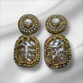 Turkish style multi color stones earrings