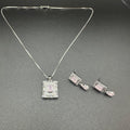 Delicate pink locket set