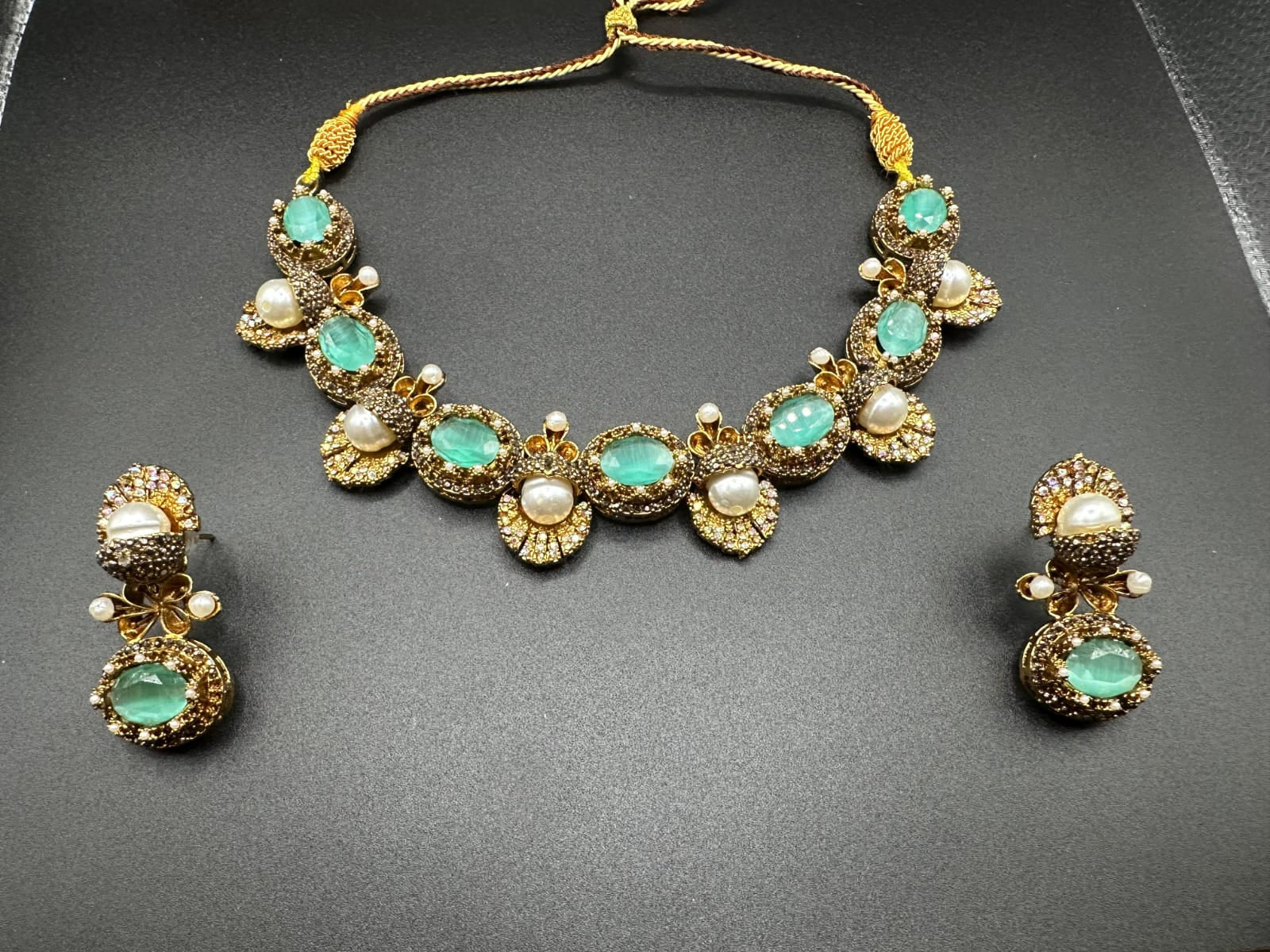 Turkish stylish turquoise set
