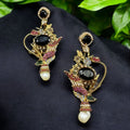Turkish discerning black earrings