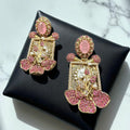 Turkish graceful pink earrings