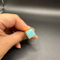 Turkish rhombus ring(feroza)