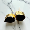 Turkish tear drop studs (black)