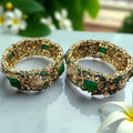 Turkish bold green bangles