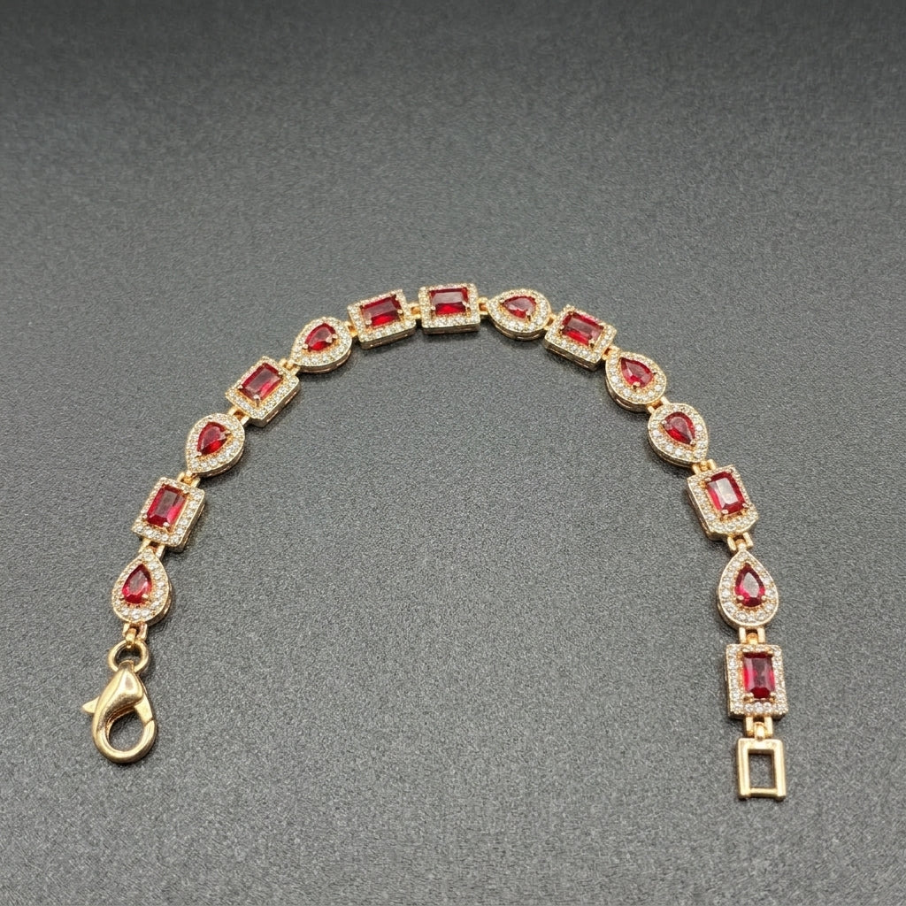 bracelet with golden base