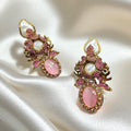 Turkish bold pink earrings