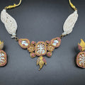 Turkish style pink choker set