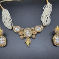 Turkish style light tone multi color choker set