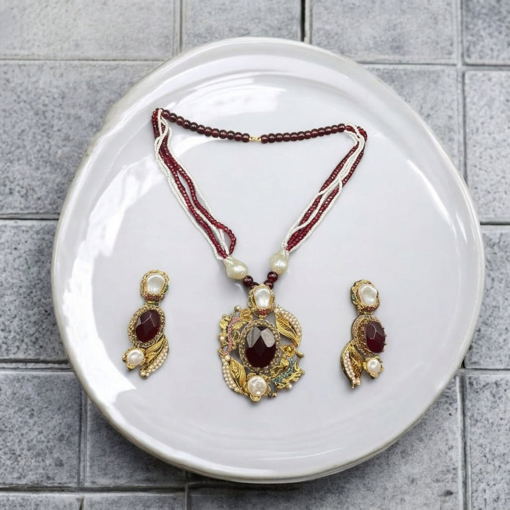 Turkish style long mala set